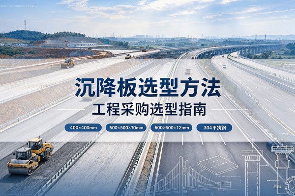 新邵沉降板选择方法