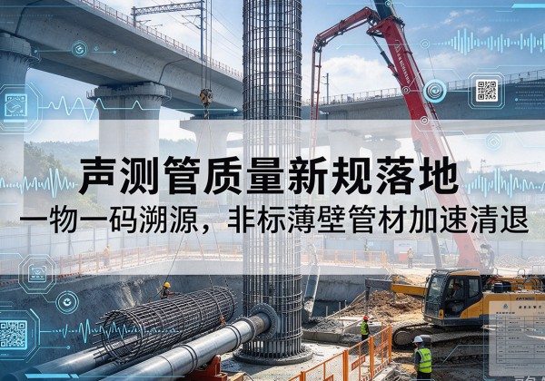新邵声测管质量新规落地，一物一码溯源，非标薄壁管材加速清退